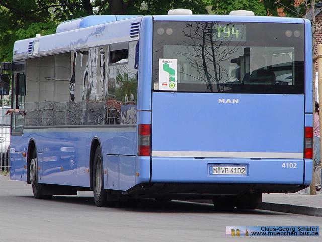 Ex MVG München MAN NL263 - Wagen 4102