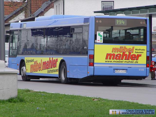 Ex MVG München MAN NL263 - Wagen 4109