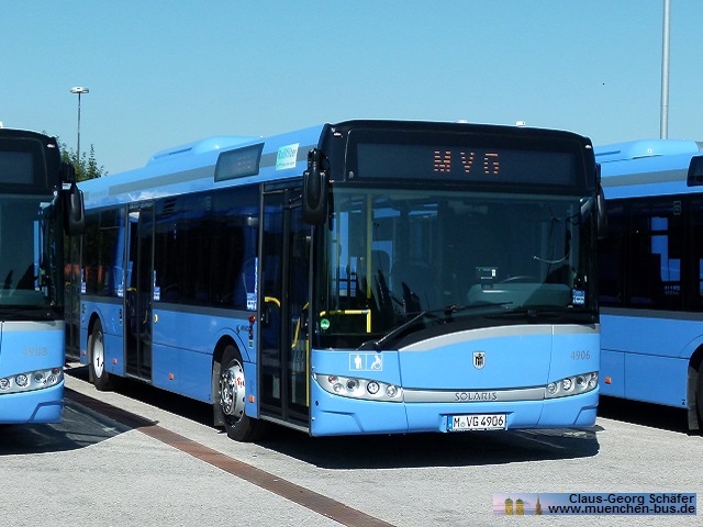 Ex MVG München Solaris Urbino III U12 - Wagen 4906