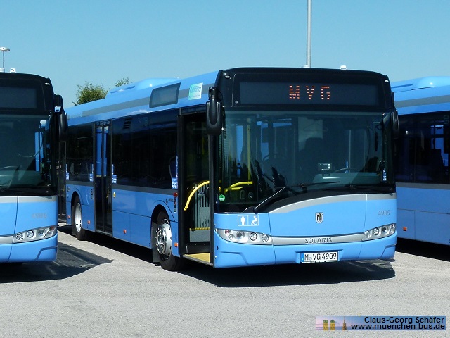 Ex MVG München Solaris Urbino III U12 - Wagen 4909