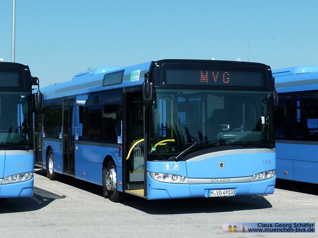 Ex MVG München Solaris Urbino III U12 - Wagen 4910
