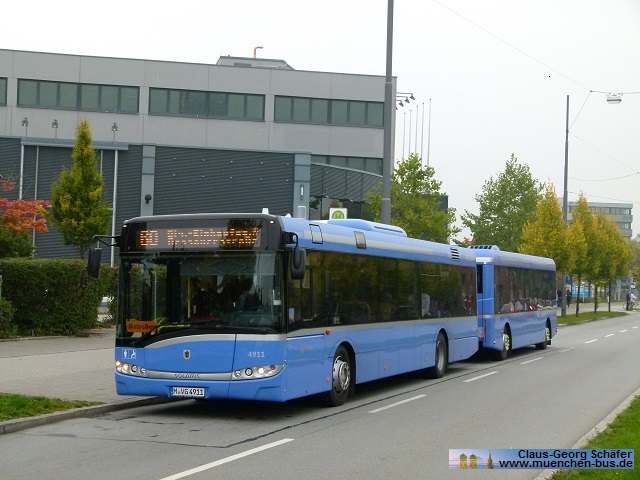 Ex MVG München Solaris Urbino III U12 - Wagen 4911