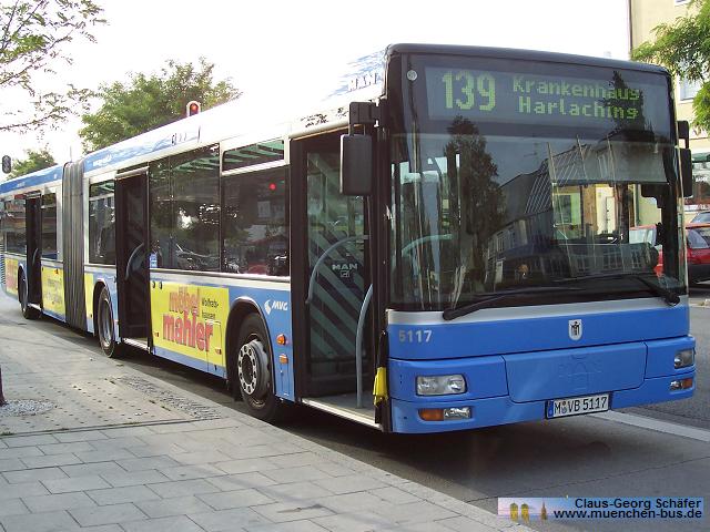 Ex MVG München MAN NG263 - Wagen 5117