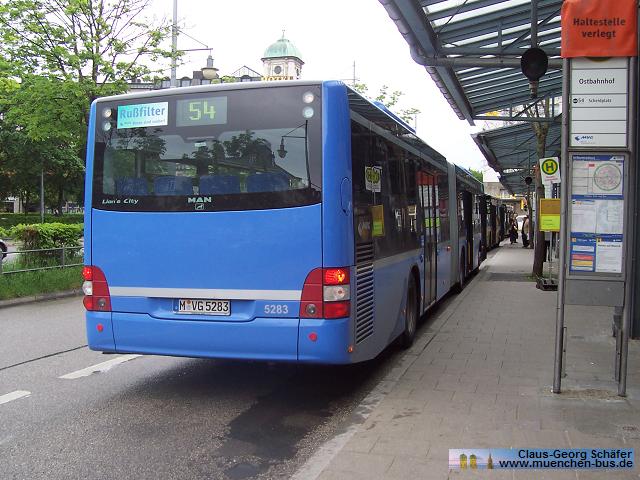 Ex MVG München MAN Lion´s City G A23 - NG313 - Wagen 5283