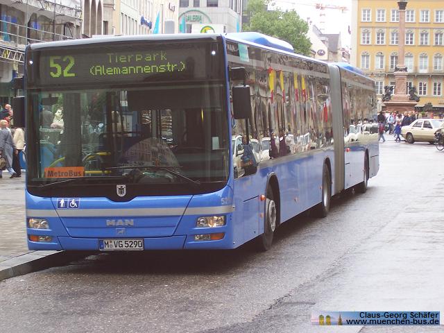 Ex MVG München MAN Lion´s City G A23 - NG313 - Wagen 5290