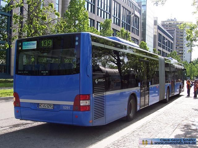Ex MVG München MAN Lion´s City G A23 - NG313 - Wagen 5291
