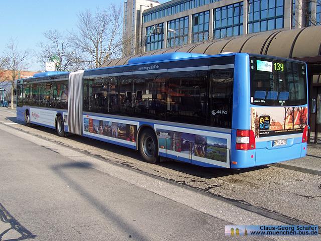 Ex MVG München MAN Lion´s City G A23 - NG313 - Wagen 5292
