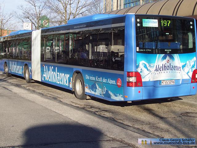 Ex MVG München MAN Lion´s City G A23 - NG313 - Wagen 5296