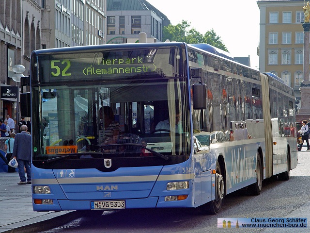 Ex MVG München MAN Lion´s City G A23 - NG313 - Wagen 5303