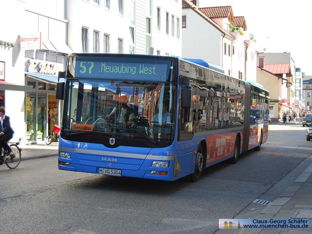 Ex MVG München MAN Lion´s City G A23 - NG313 - Wagen 5304
