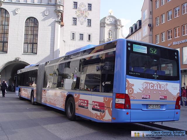 Ex MVG München MAN Lion´s City G A23 - NG313 - Wagen 5304