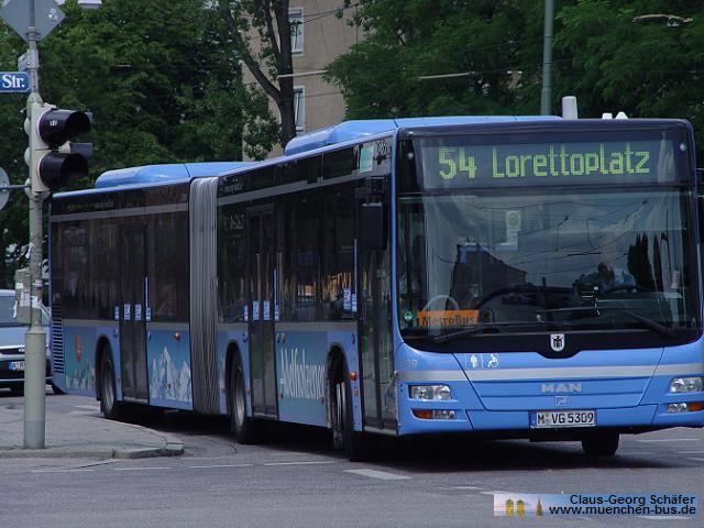 Ex MVG München MAN Lion´s City G A23 - NG313 - Wagen 5309