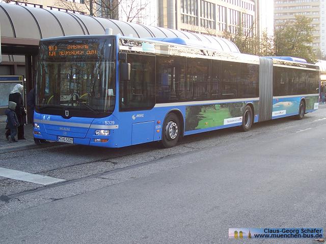 Ex MVG München MAN Lion´s City G A23 - NG313 - Wagen 5329