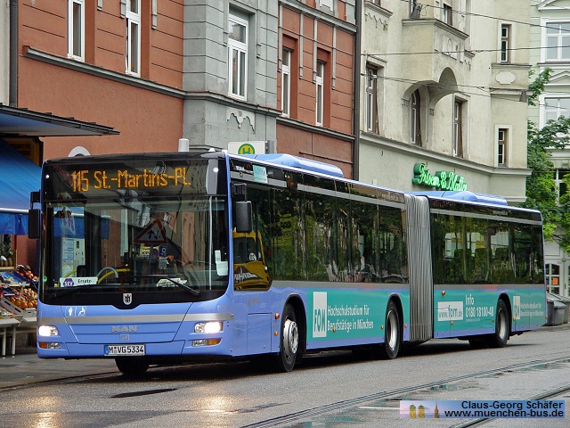 Ex MVG München MAN Lion´s City G A23 - NG313 - Wagen 5334