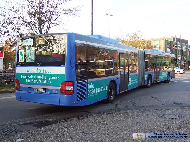 Ex MVG München MAN Lion´s City G A23 - NG313 - Wagen 5334
