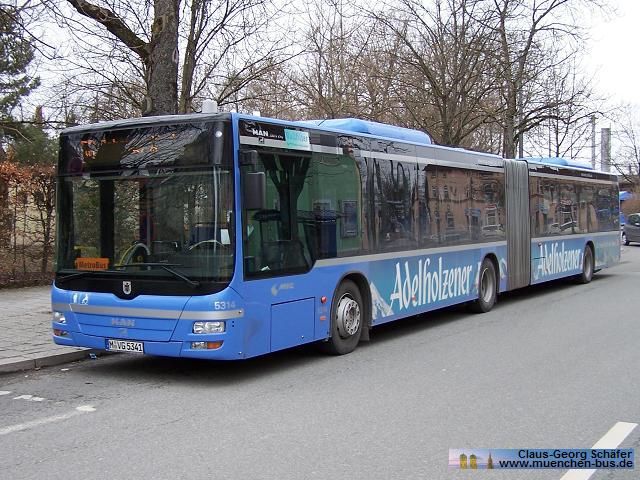 Ex MVG München MAN Lion´s City G A23 - NG313 - Wagen 5341
